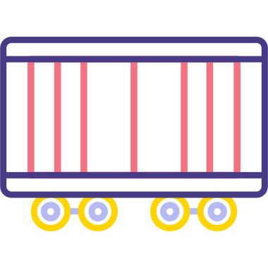 Kamyon. Web simgesi basit illüstrasyon