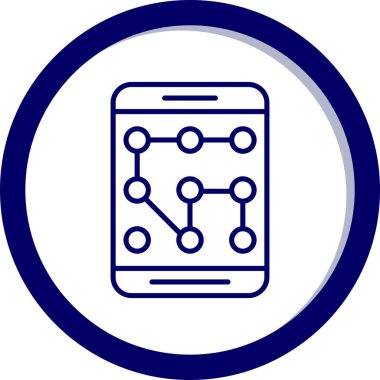 mobil simge vektör illüstrasyonu