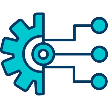 Teçhizat Web simgesi basit illüstrasyon