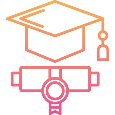 Eğitim simgesi vektör illüstrasyonu