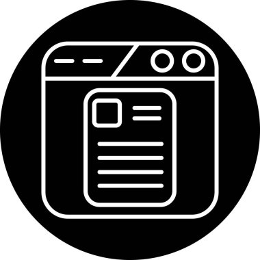 Seo simgesinin vektör illüstrasyonu