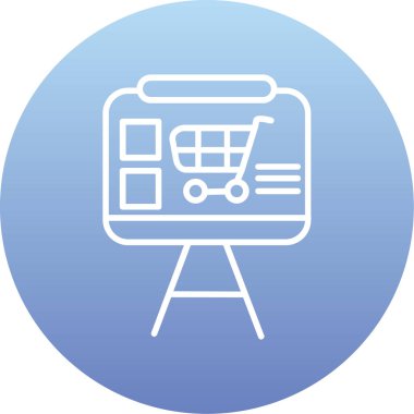 Alışveriş arabası. Basit tasarım