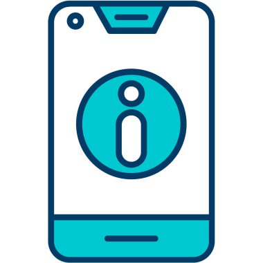 akıllı telefon simgesi vektör illüstrasyonu