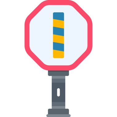 Trafik konisi vektör illüstrasyonu