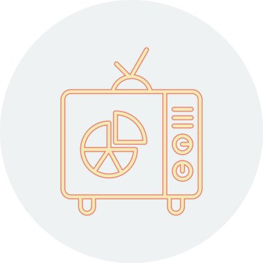 Radyo simgesi, vektör illüstrasyonu