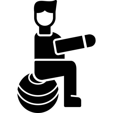 Topun içinde bir adam