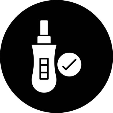 Güzellik ve moda simgesinin vektör çizimi