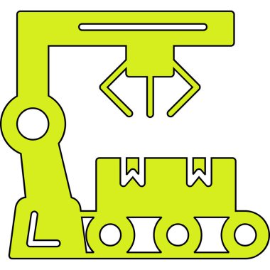 Bir vincin vektör çizimi