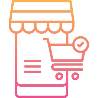 Alışveriş arabası. Basit tasarım