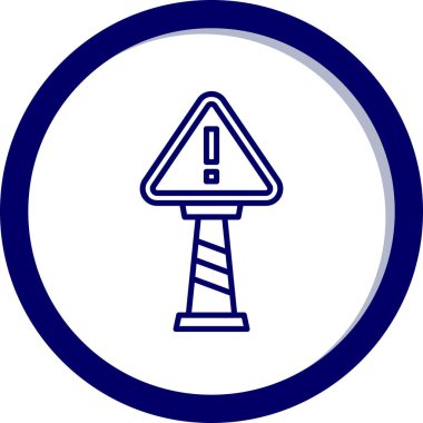 Trafik işareti. Basit tasarım