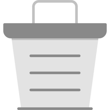 Çöp kutusu vektör simgesi