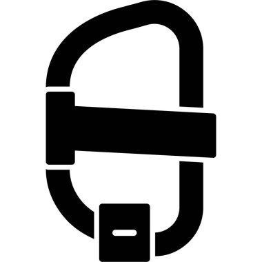 kemer kemeri simgesi katı biçimli