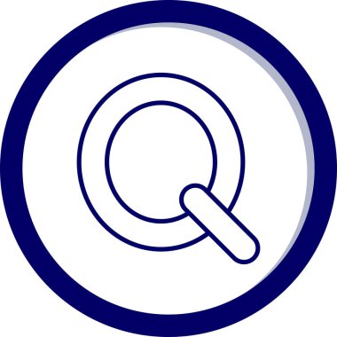 Arama simgesinin vektör illüstrasyonu