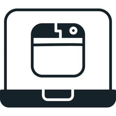 seo modern simgesinin vektör illüstrasyonu