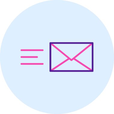 E- posta simgesi vektör illüstrasyonu