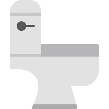 Klozet ikonu. Basit tasarım