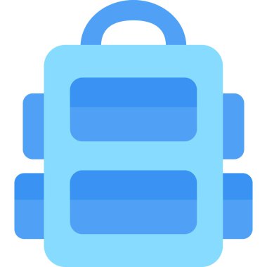 Çanta. Web simgesi basit illüstrasyon