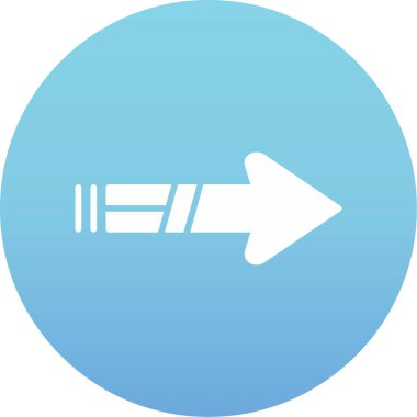 ok simgesi vektör illüstrasyonu