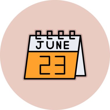 28 Haziran 'da. Temmuz ayının basit bir takvim simgesi biçiminde. Soyut takvim. ay.