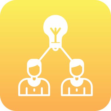 ampul ve insan simgesi