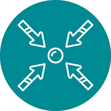 ok simgesinin vektör illüstrasyonu