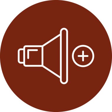 megafonun vektör illüstrasyonu