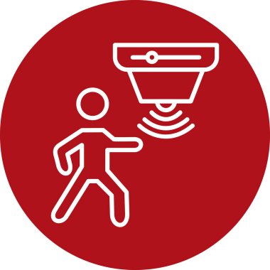 Kameralı bir adamın vektör çizimi