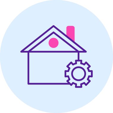 Vektör Ev simgesi illüstrasyonu