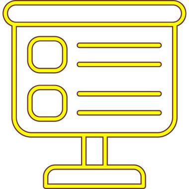 belge simgesi vektör illüstrasyonu