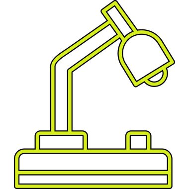 Lamba lambası ikonu. beyaz arkaplanda izole edilmiş web tasarımı için lamba lambası vektör simgesi