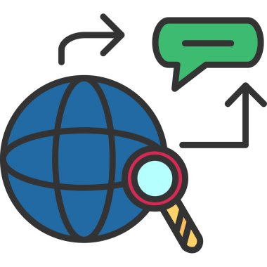 İnternet web renk simgesi