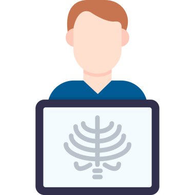 Modern simgenin vektör illüstrasyonu