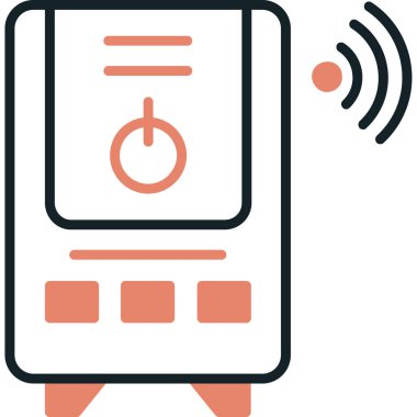 Cep telefonu. Web simgesi basit illüstrasyon