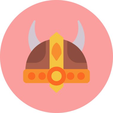 Kask simgesi vektör illüstrasyonu