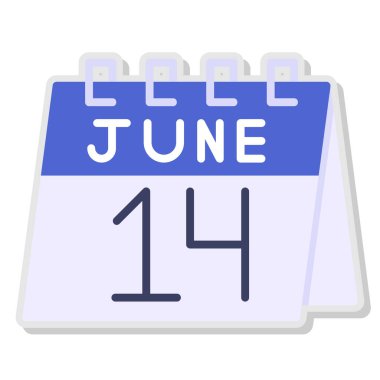 25 Temmuz ikonlu 15 Haziran takvimi.