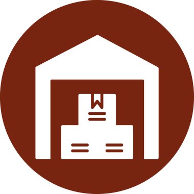 Bir ev simgesinin vektör illüstrasyonu