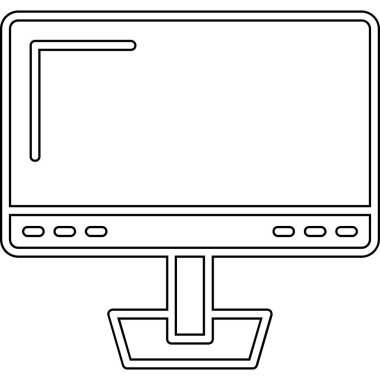 bilgisayar monitörü izole kutsal kişilerin resmi