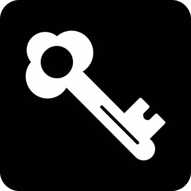 anahtar ağ simgesi, vektör illüstrasyonu