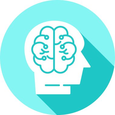 İnsan beyin vektör simgesi