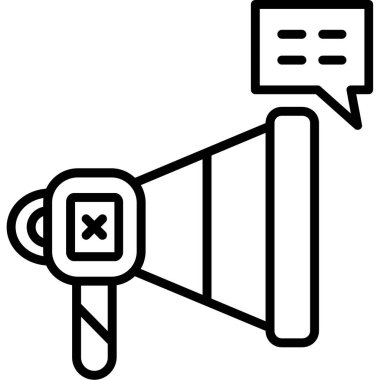 megafon vektör illüstrasyon tasarımı ile megafon