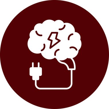 Elektrik simgesinin vektör illüstrasyonu