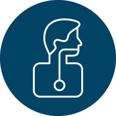 Erkek ve kadın simgelerinin vektör illüstrasyonu