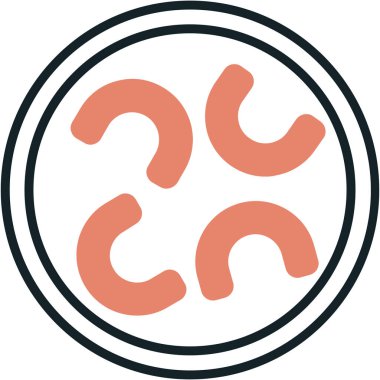 Gıda simgesinin vektör illüstrasyonu