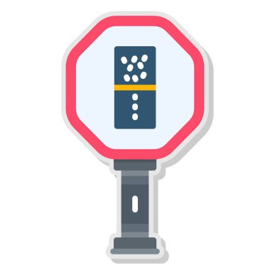 Trafik ışığı simgesi. Web için trafik ışıkları vektör simgesinin düz çizimi