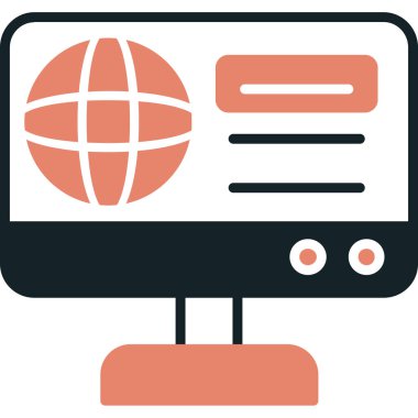 Tarayıcı internet simgesi - taslak biçimi