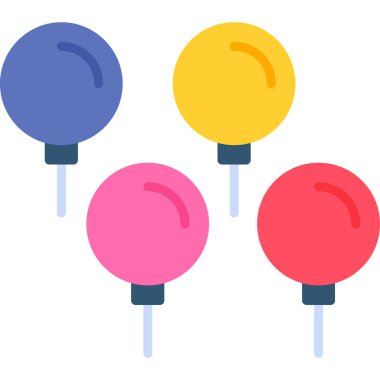 - Şeker. Web simgesi basit illüstrasyon