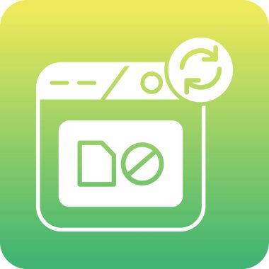 vektör dizin simgesi