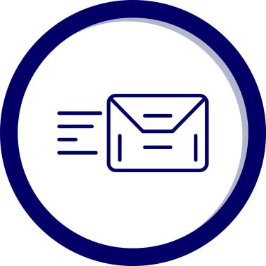 E- posta simgesinin vektör illüstrasyonu