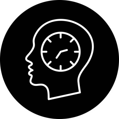 Soyut arkaplanda zaman simgesi izole edildi