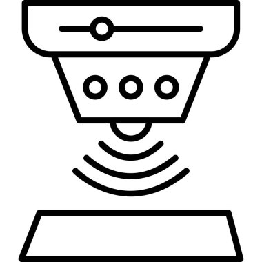 CCTV simge vektör çizim